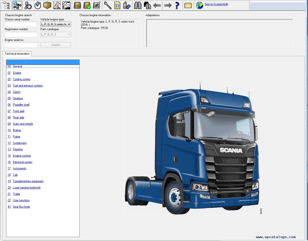 Scania Multi Araç Parça Katalogu