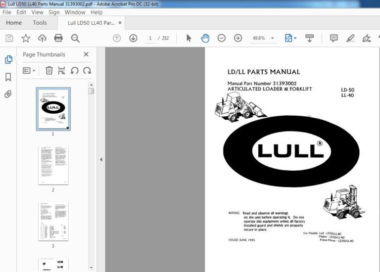 Lull EPC: Şasi Sorgulama ve Parça Kataloğu ile İşinizi Kolaylaştırın ...